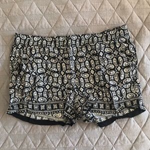 Madewell Paisley Elastic Waist Shorts